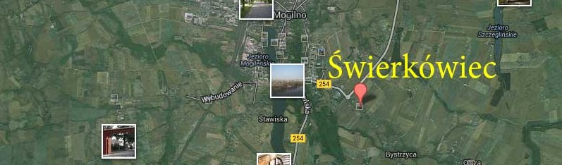 Mapka satelitarna Świerkówca